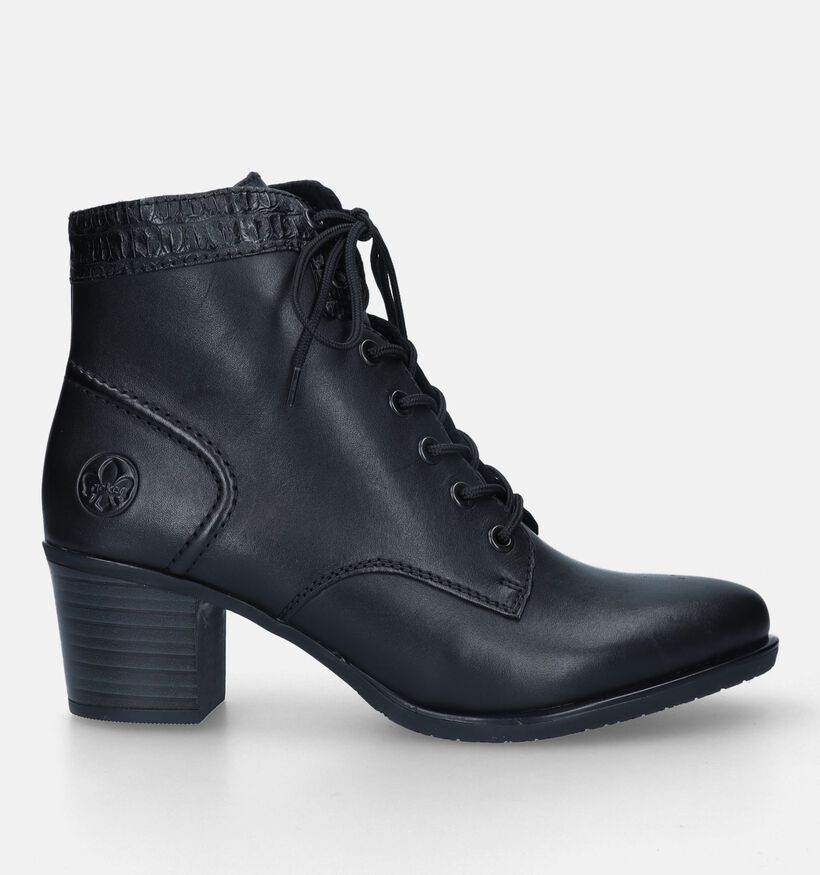 Rieker Bottines avec lacets en Noir pour femmes (328427)