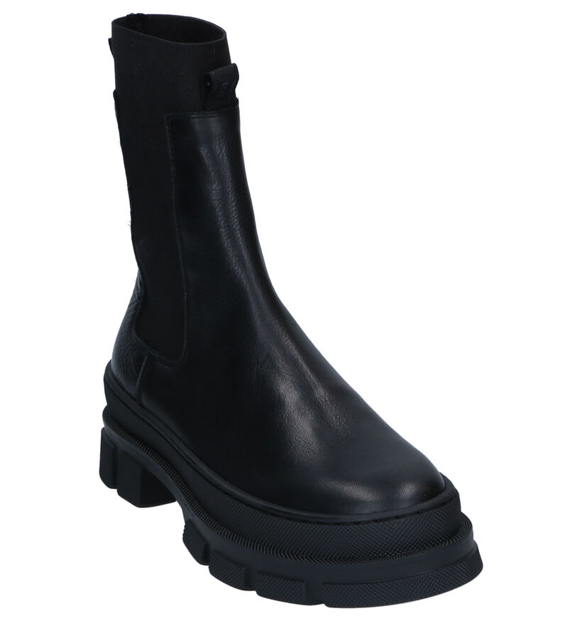 Tango Romy Bottines Chelsea en Noir en cuir (299279)