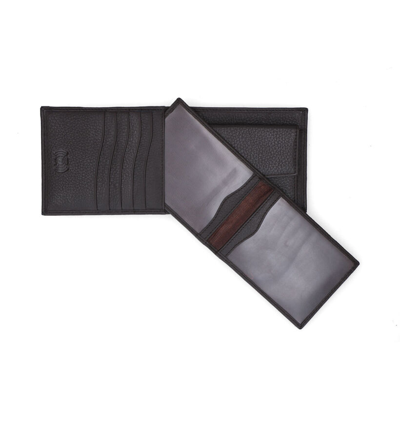 Crinkles Portefeuille en Noir pour hommes (349849)