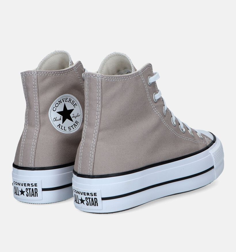 Converse Chuck Taylor All Star Lift Platform Grijze Sneakers voor dames (327851)