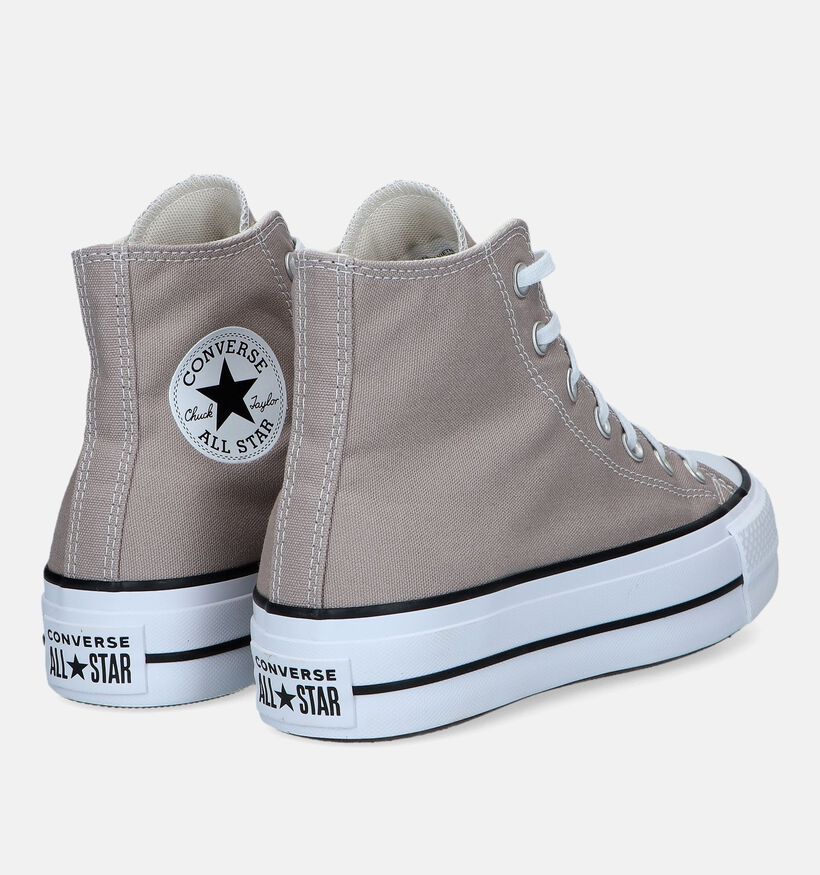 Converse Chuck Taylor All Star Lift Platform Baskets en Gris pour femmes (327851)