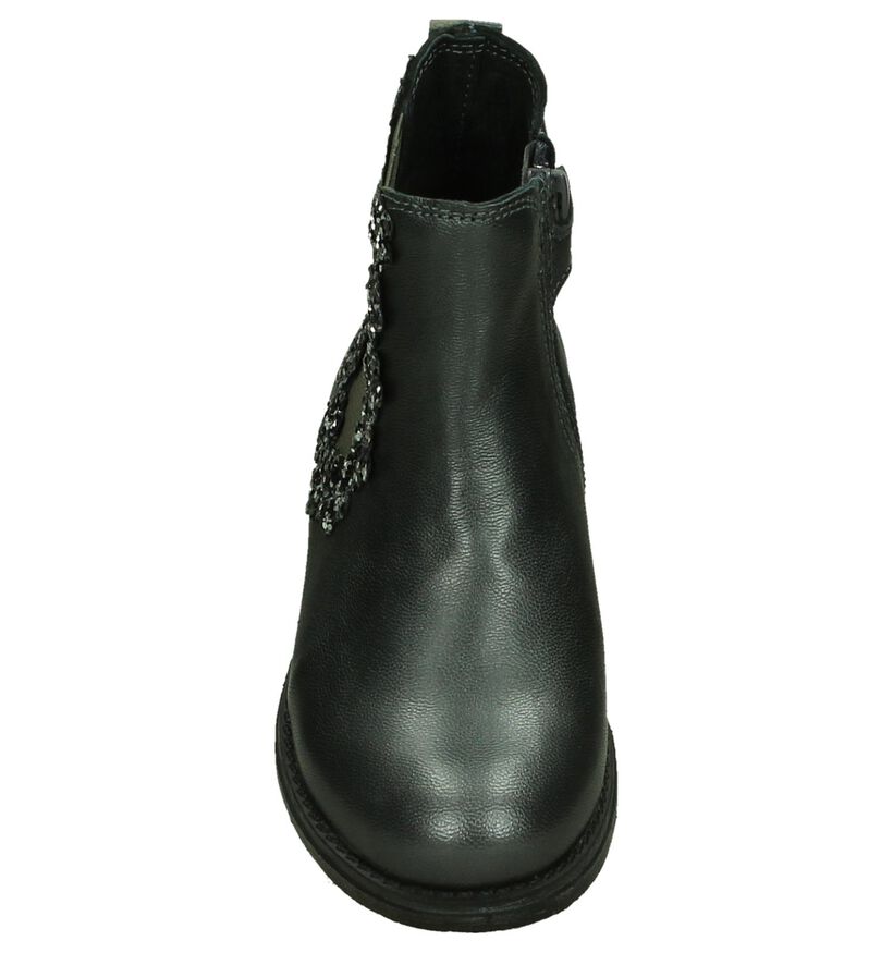 Little David Chaussures hautes en Noir en cuir (205414)