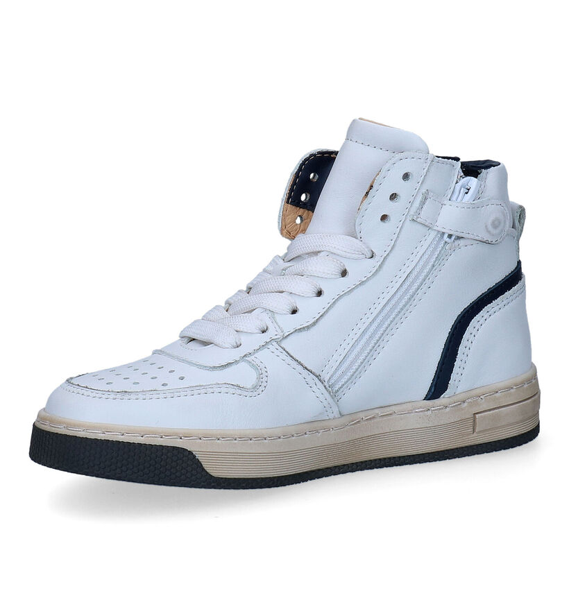 Hip Chaussures hautes en Blanc pour garçons (307875) - pour semelles orthopédiques