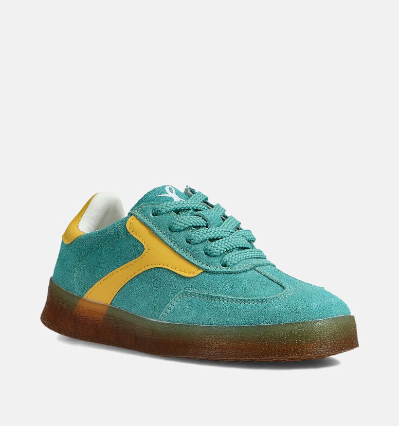 Milo & Mila Groene Sneakers voor meisjes, jongens (362979) - geschikt voor steunzolen