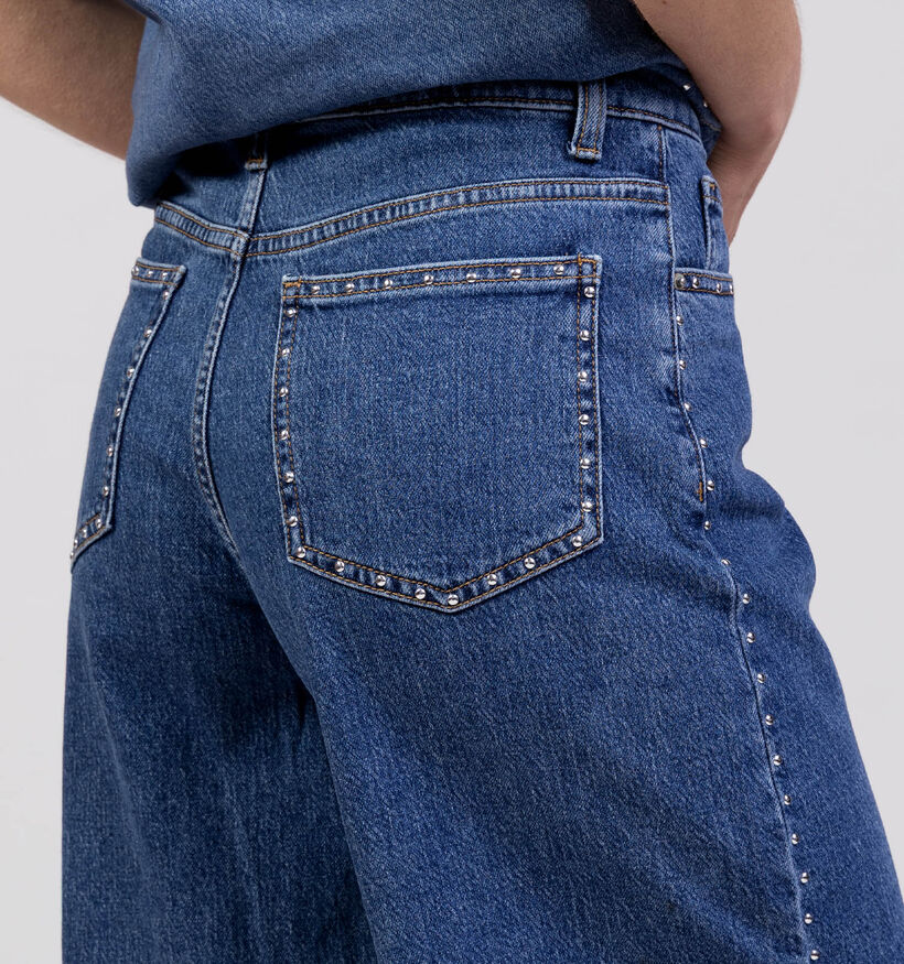 Pieces Karla Blauwe Knieshort voor dames (374199)