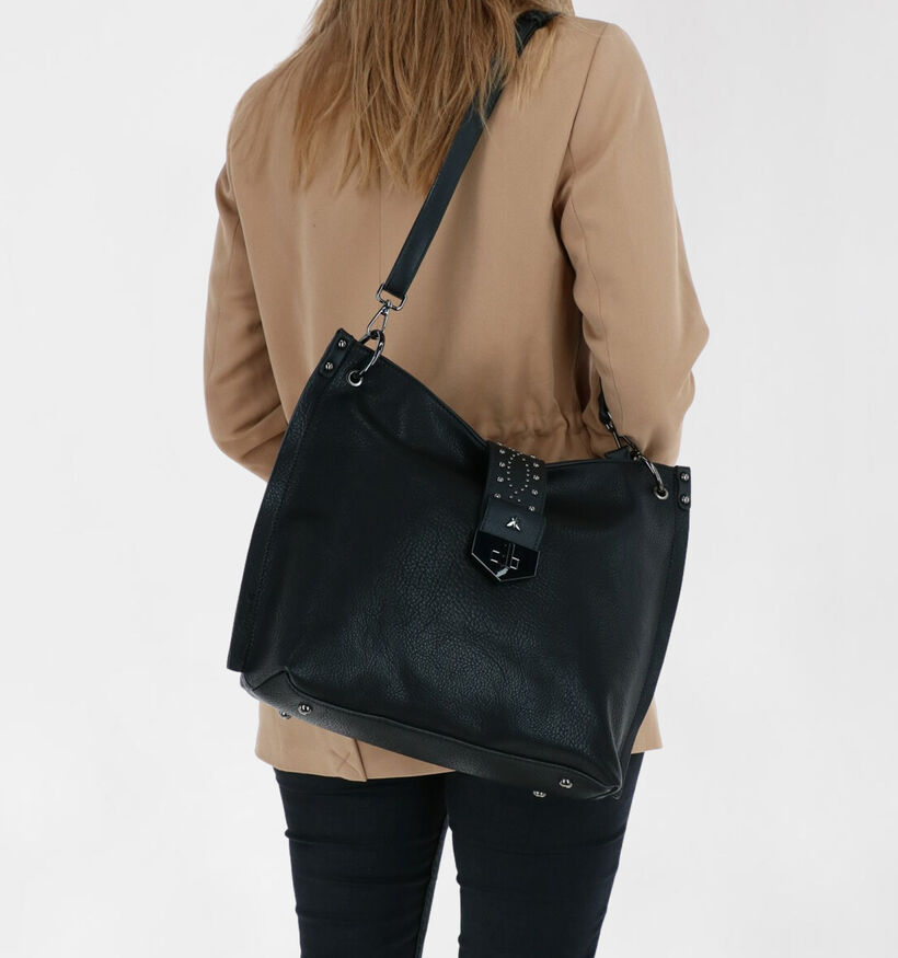 Pepe Moll Vegan Sac à bandoulière en Noir en simili cuir (283574)