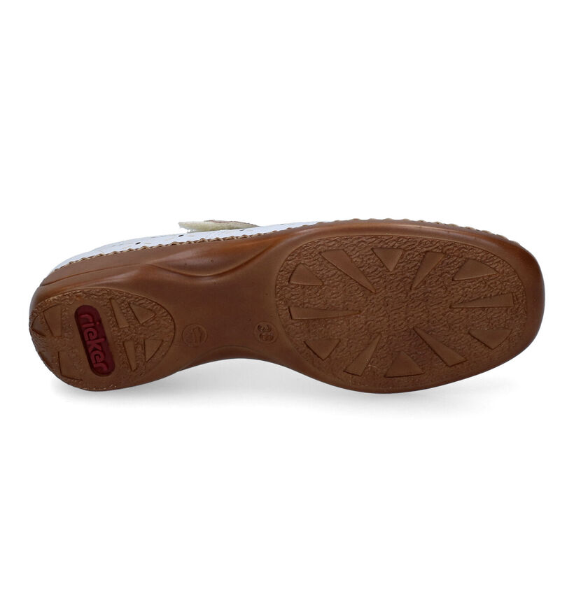 Rieker Witte Lage Schoenen voor dames (323679)