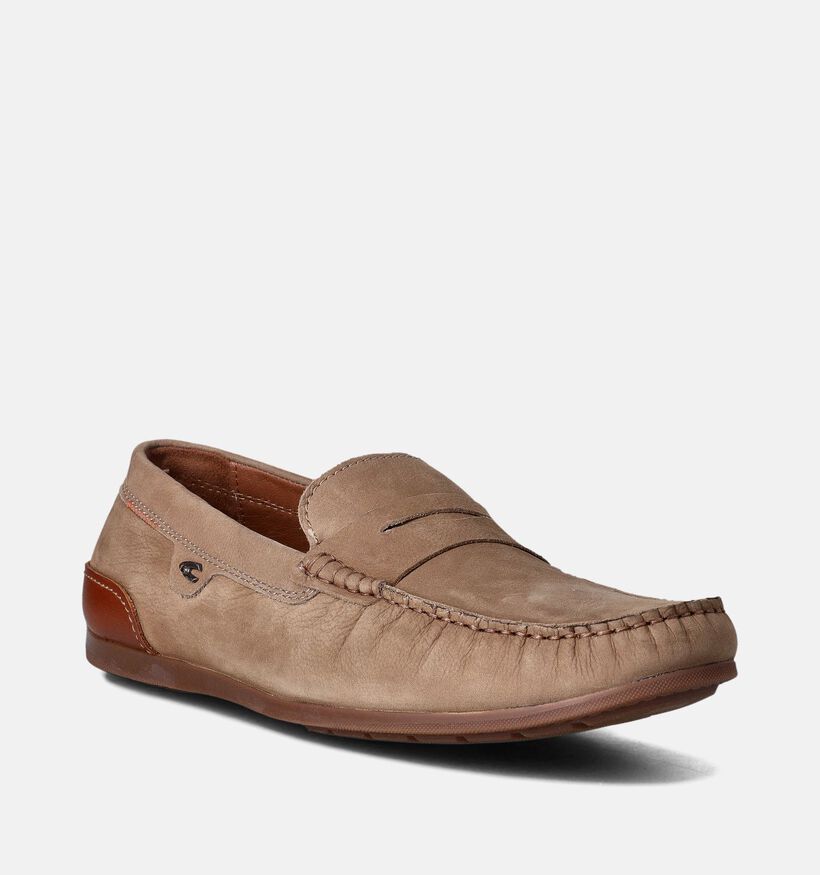 Camel Active Chaussures à enfiler en Taupe pour hommes (355545) - pour semelles orthopédiques