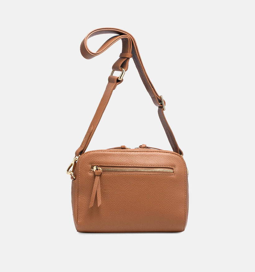Crinkles Sac porté croisé en Cognac pour femmes (365726)
