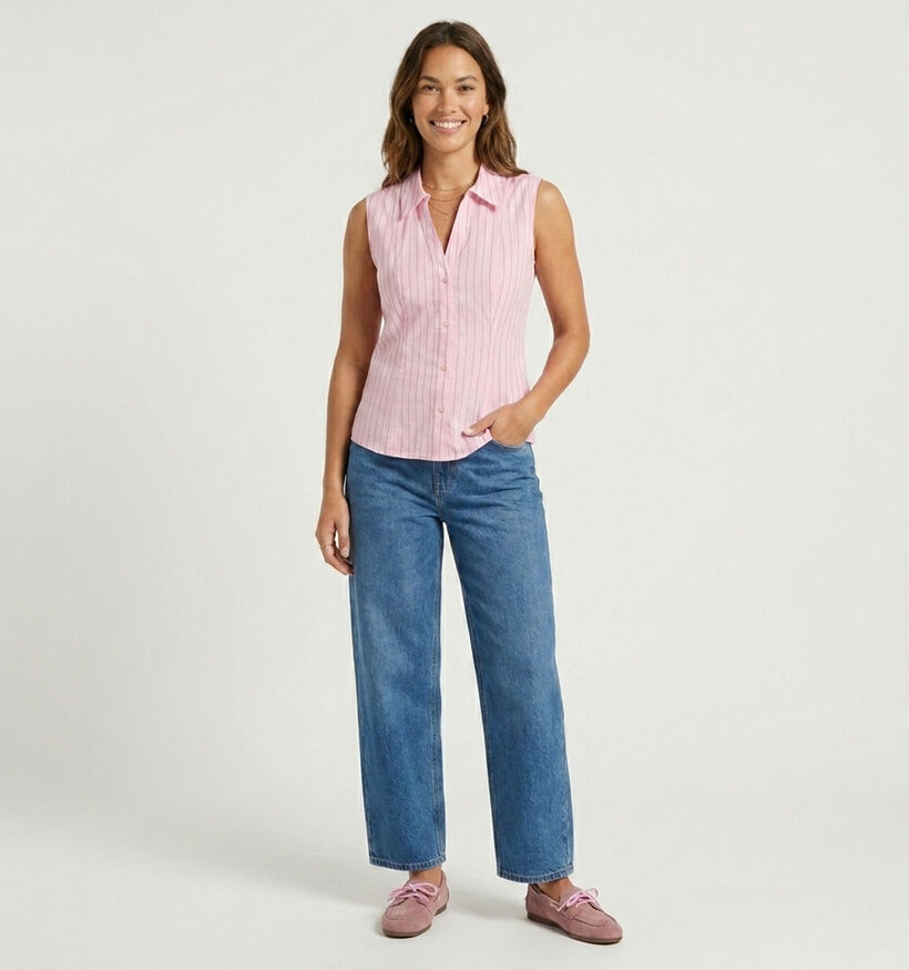 Vero Moda Friba Mouwloos Hemdje Roze voor dames (374954)
