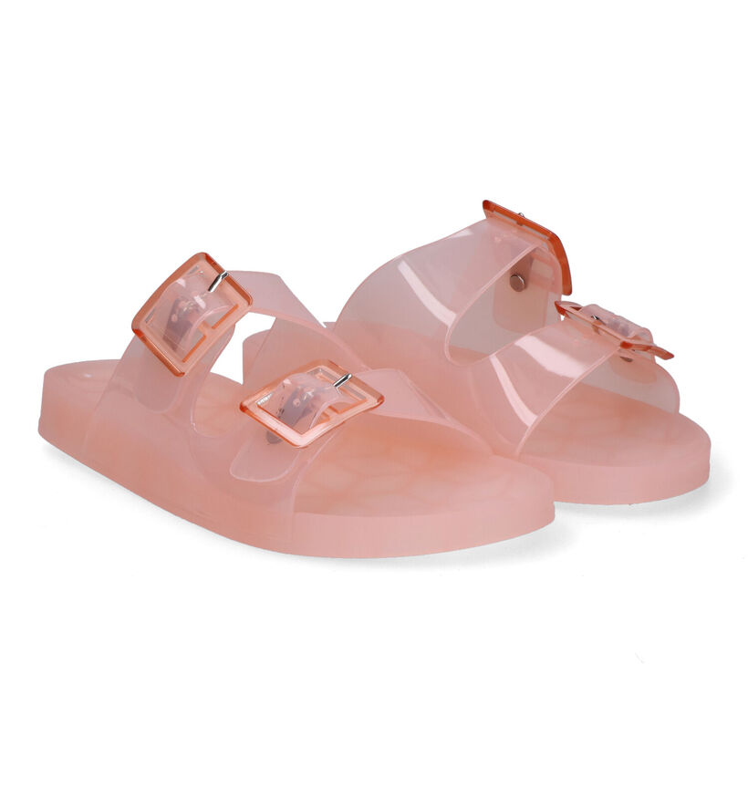 Colors of California Claquettes en Rose clair pour femmes (307073)