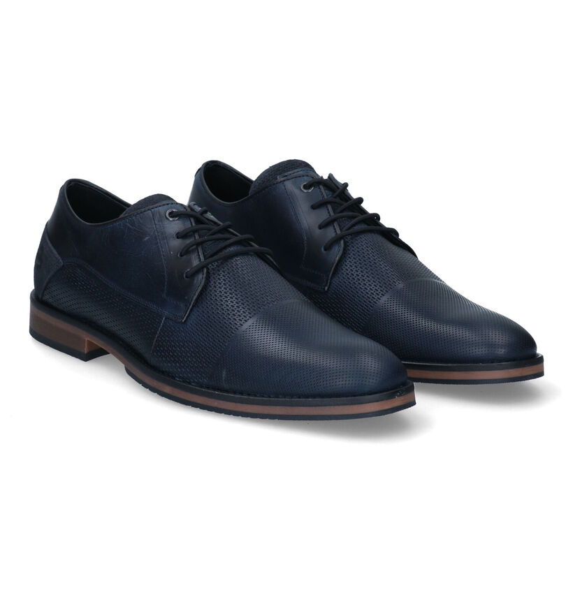 Bullboxer Chaussures classiques en Bleu pour hommes (318469) - pour semelles orthopédiques