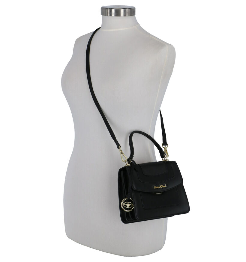 Kisses of Pearl Chloe Sac à main en Noir en simili cuir (261982)