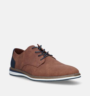 SJ Chaussures classiques Cognac