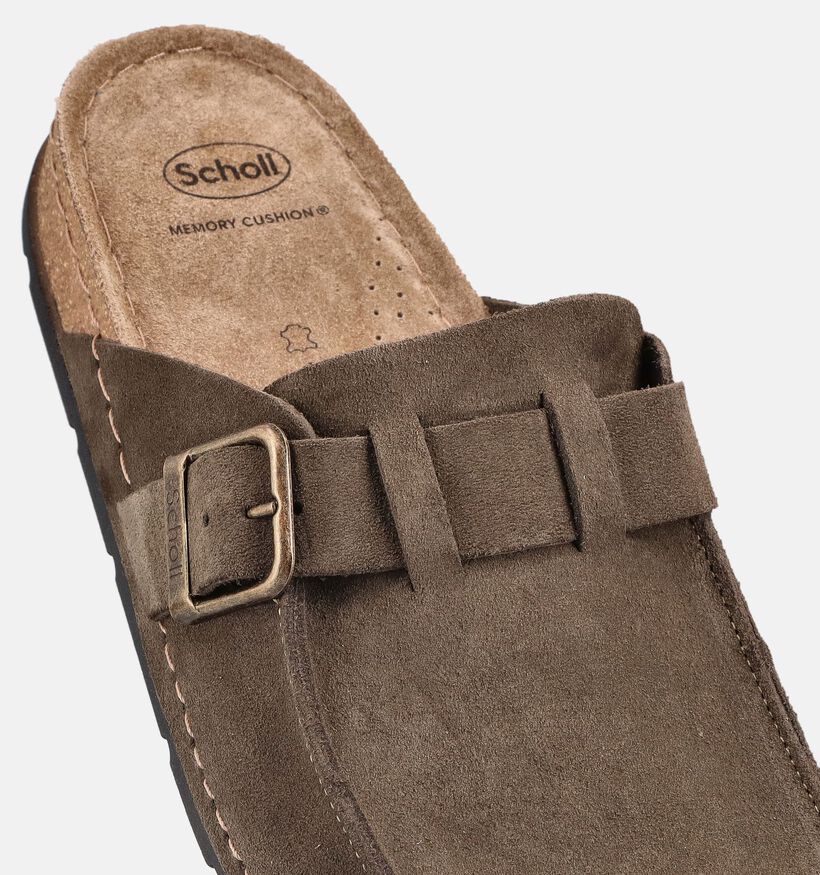 Scholl Bora Groene Slippers voor heren (369901)