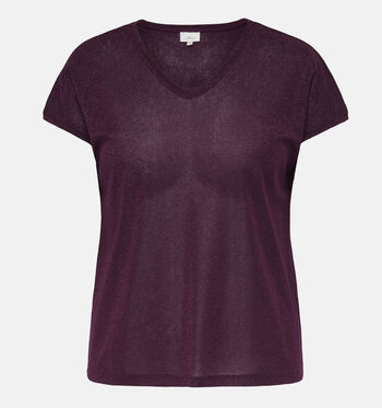 ONLY Carmakoma T-shirts Or/Bordeaux
