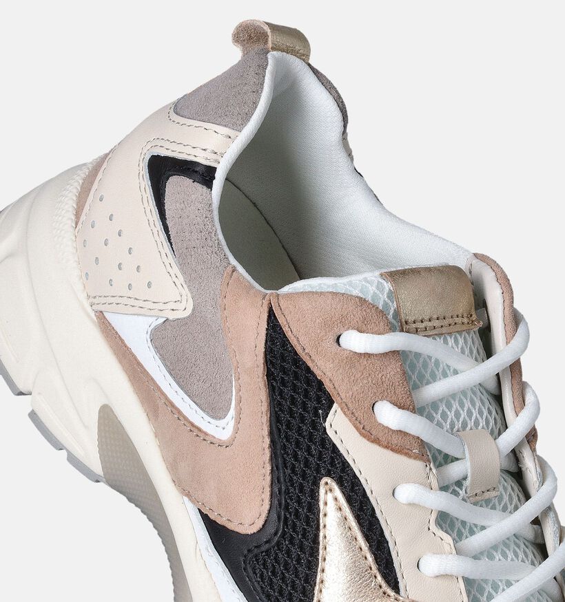 Gabor Zwarte Chunky Sneakers voor dames (355040) - geschikt voor steunzolen