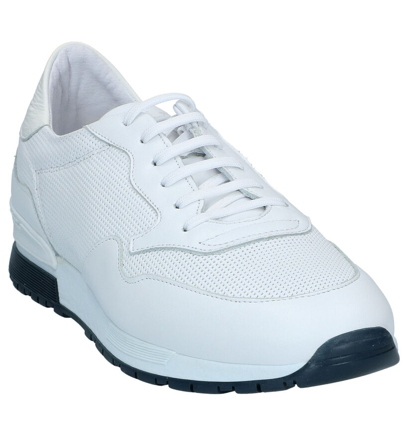 Van Lier Chaussures à lacets en Blanc en cuir (291351)