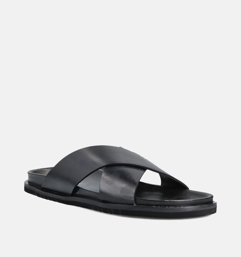 Via Borgo Zwarte Slippers voor heren (366667)