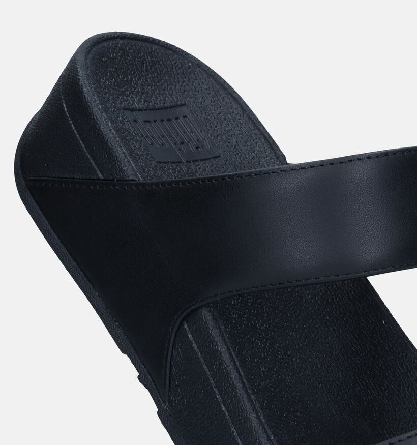 Fitflop Lulu Slide Zwarte Slippers voor dames (302651)