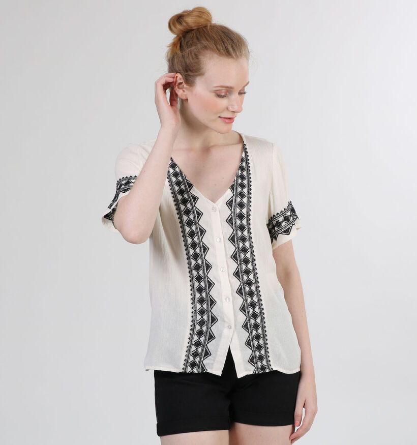 Villa Michelle Blouse en Écru (301139)