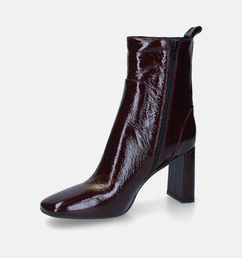Signatur Enkellaarsjes Beige/Bruin/Bordeaux
