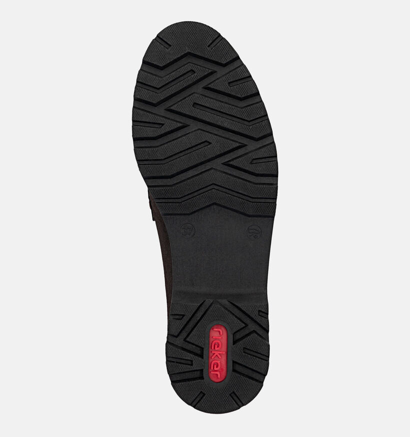 Rieker Donkerbruine Loafers voor dames (376580)