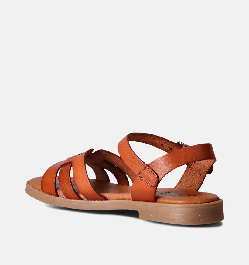 Milo & Mila Cognac Sandalen voor meisjes (356908)