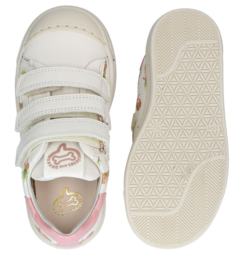 STONES and BONES Mitag Witte Sneakers in leer (287893)