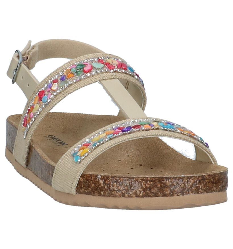 Geox New Sand Beige Sandalen, , pdp