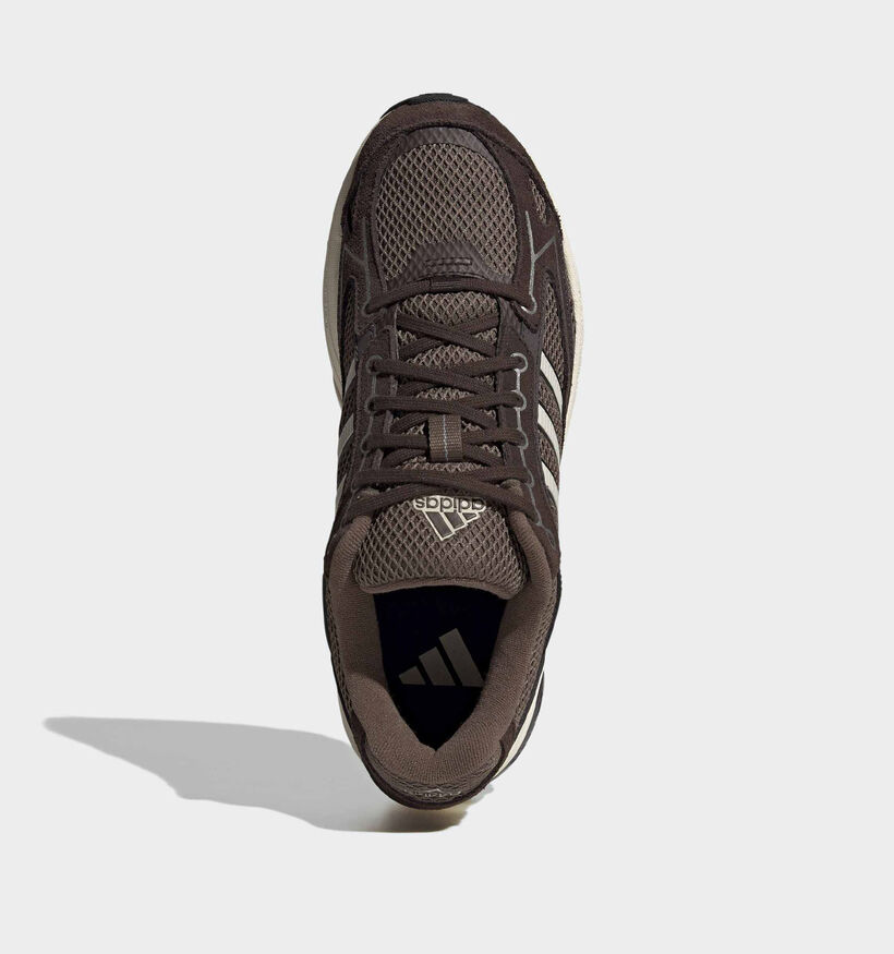 adidas Spiritain 2000 Baskets basses en Brun fonc&eacute; pour hommes (375294) - pour semelles orthop&eacute;diques