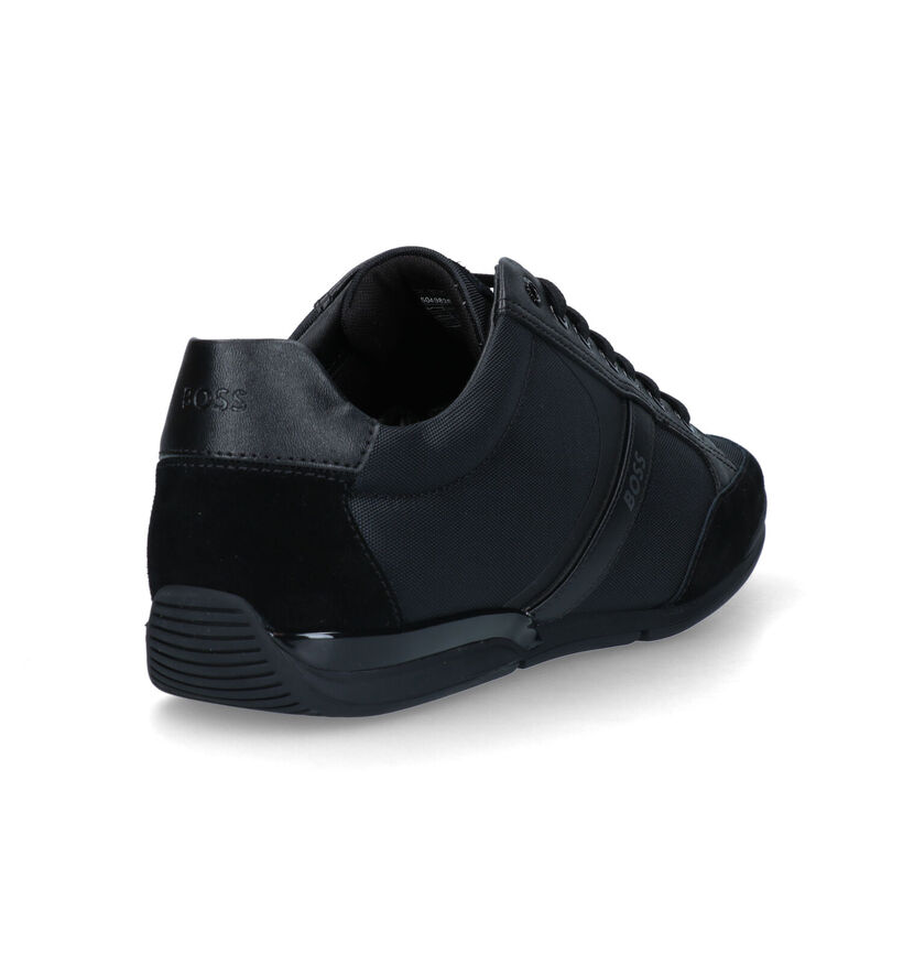 BOSS Saturn Low Chaussures à lacets en Noir pour hommes (332872) - pour semelles orthopédiques