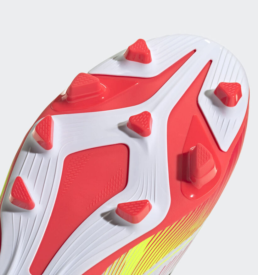 adidas F50 Club Chaussures de foot en Blanc pour hommes (366389) - pour semelles orthopédiques