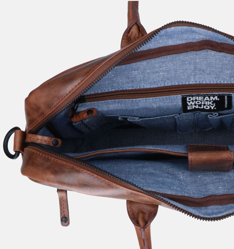 Maverick Sac d'ordinateur portable en Marron pour hommes (358819)