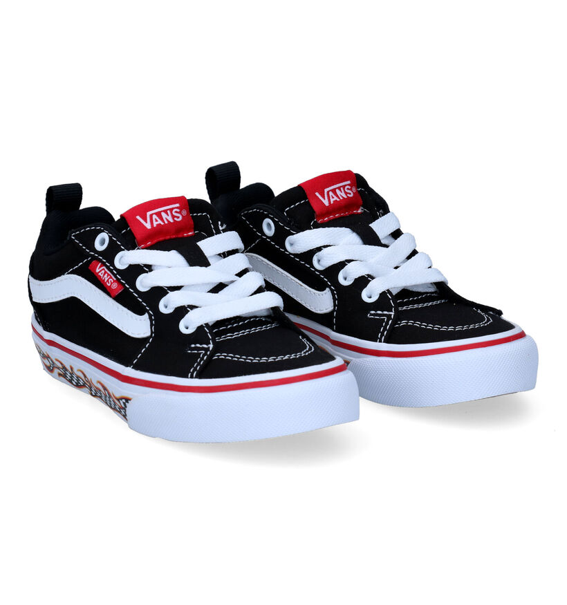 Vans Filmore Zwarte Sneakers voor jongens (300574)