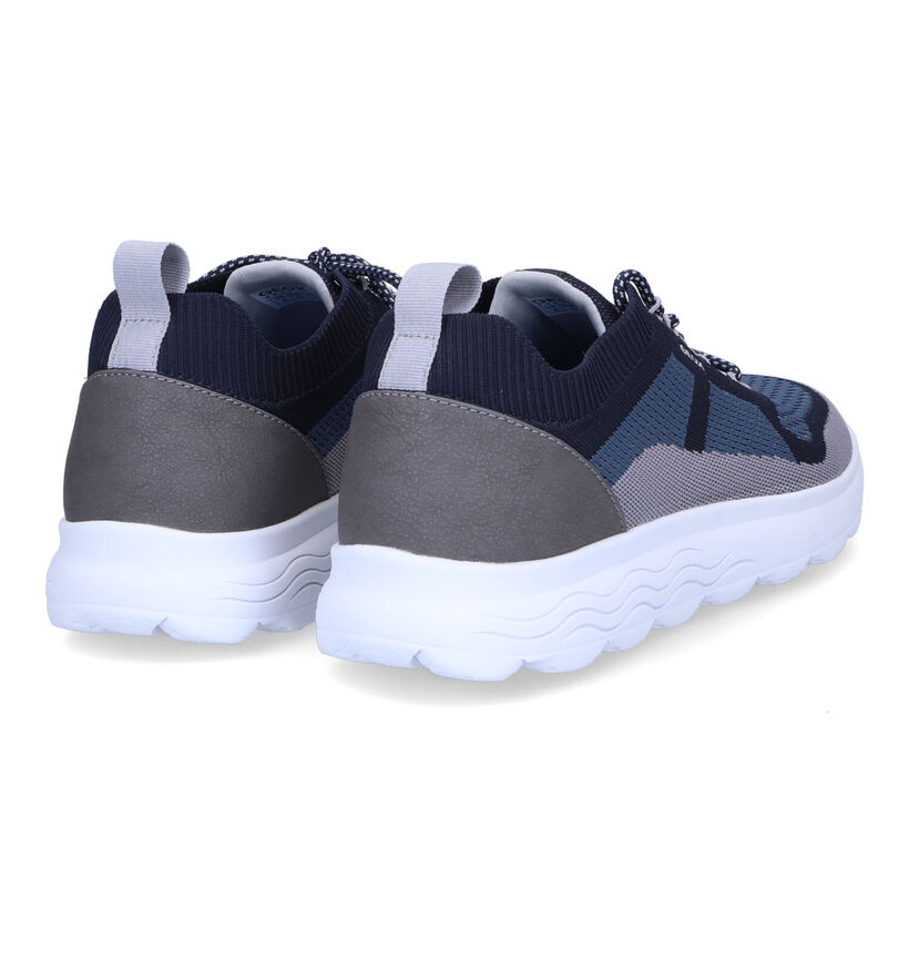 Geox Spherica Blauwe Sneakers in stof (303583)