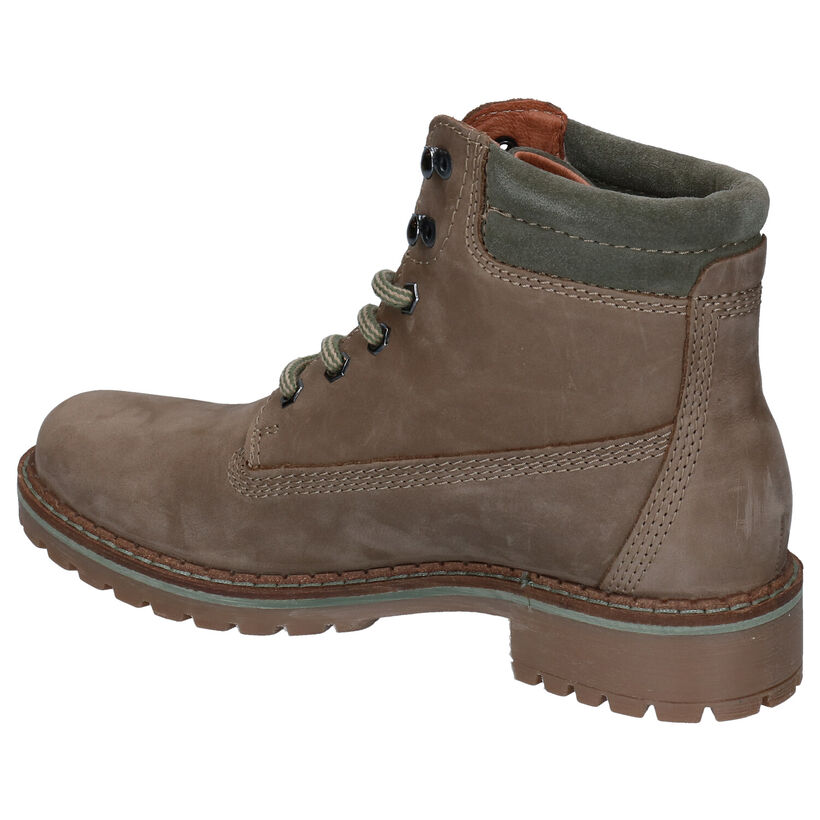Dazzle Boots à lacets en Orange en nubuck (278832)