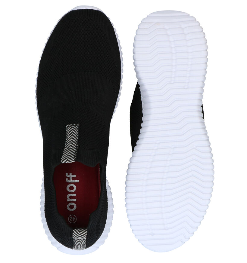 ONOFF Zwarte Slip-on Sneakers in stof (291963)