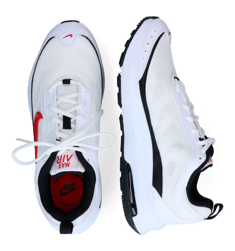 Nike Air Max AP Baskets en Blanc en simili cuir (302662)