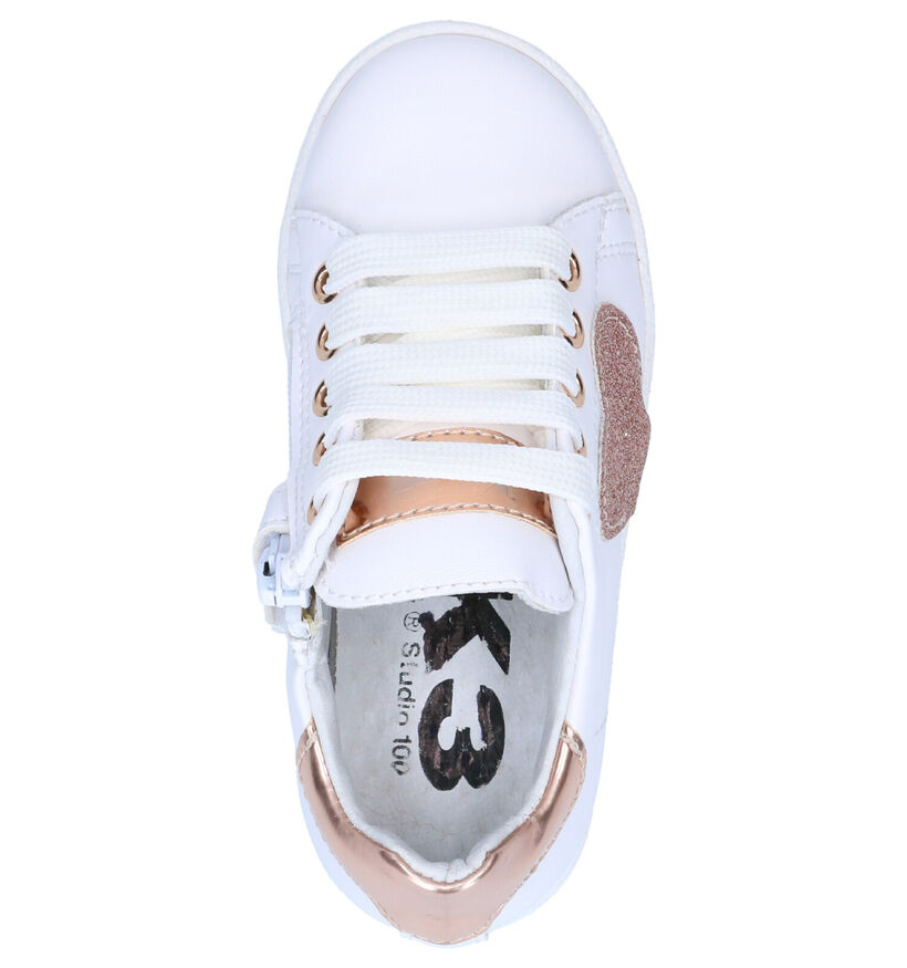 K3 Chaussures basses en Blanc en simili cuir (282890)