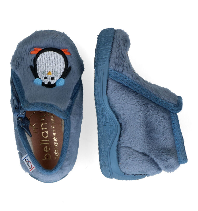 Bellamy Manuel Pantoufles en Bleu pour gar&ccedil;ons (316982)