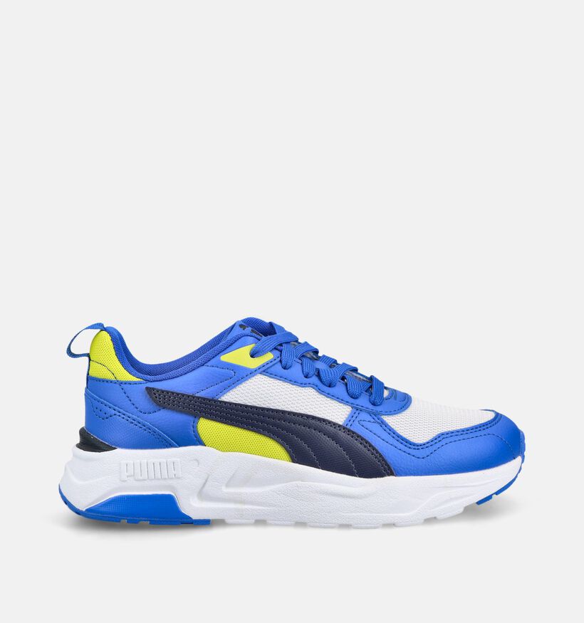 Puma Trinity 2 LT Jr Blauwe Sneakers voor jongens, meisjes (366645) - geschikt voor steunzolen
