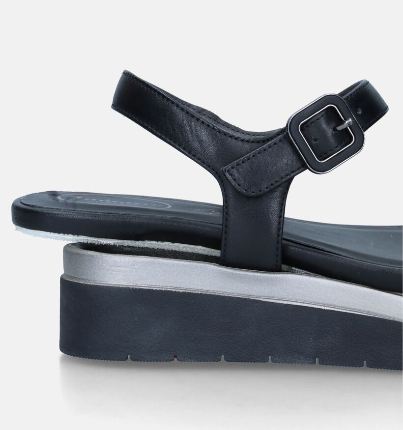 Tamaris Comfort Zwarte Sandalen voor steunzolen voor dames (338178) - geschikt voor steunzolen