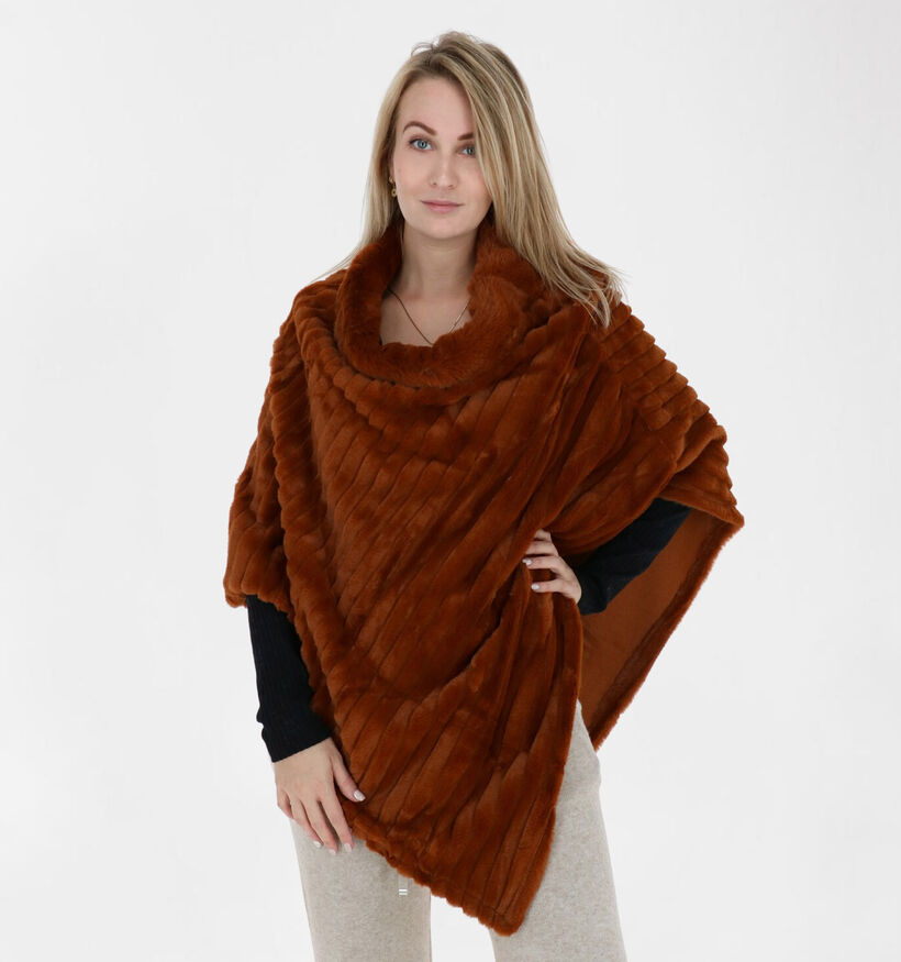 Via Limone Cognac Poncho (291634)