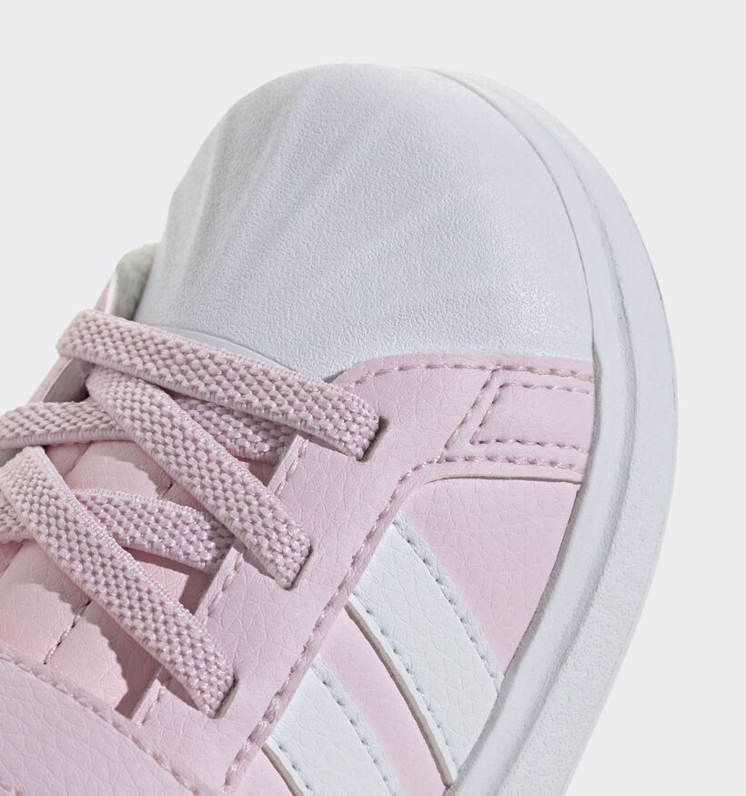 adidas Streettalk Baskets en Rose pour filles (372793) - pour semelles orthop&eacute;diques