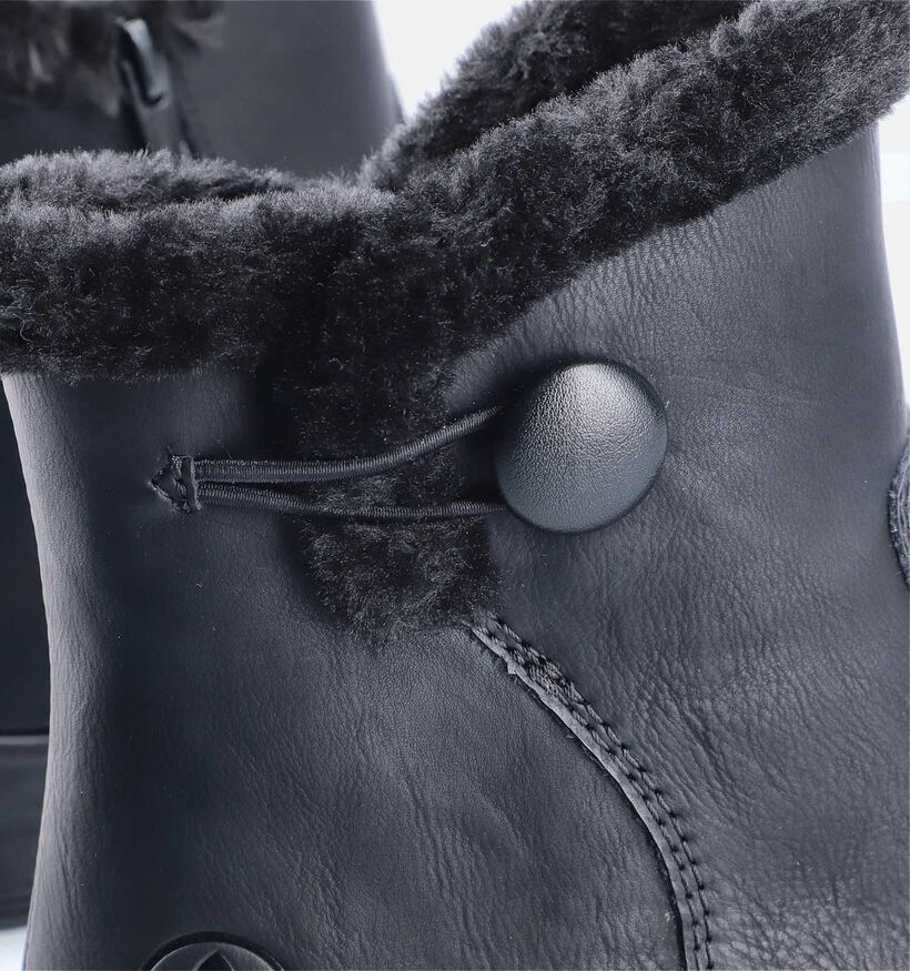 Rieker Bottines à talons en Noir pour femmes (347422) - pour semelles orthopédiques