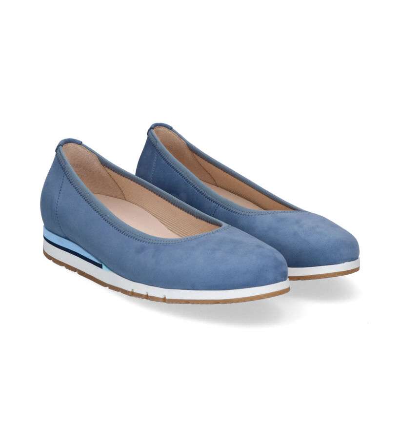 Gabor OptiFit Ballerines en Bleu en nubuck (306218)