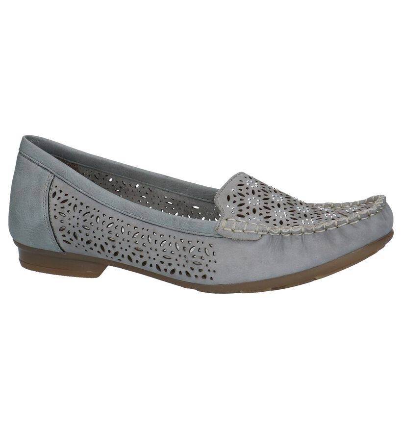 Rieker Mocassins en Gris en cuir (219751)