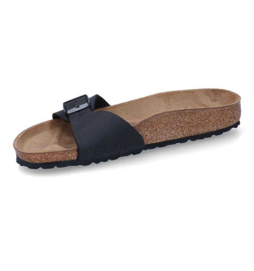 Birkenstock Madrid Nu-pieds en Noir pour femmes (302977)