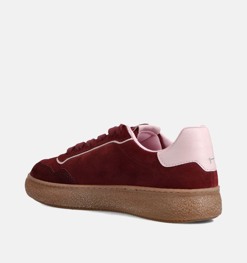 Tamaris Baskets en Bordeaux/Rose pour femmes (365038) - pour semelles orthopédiques